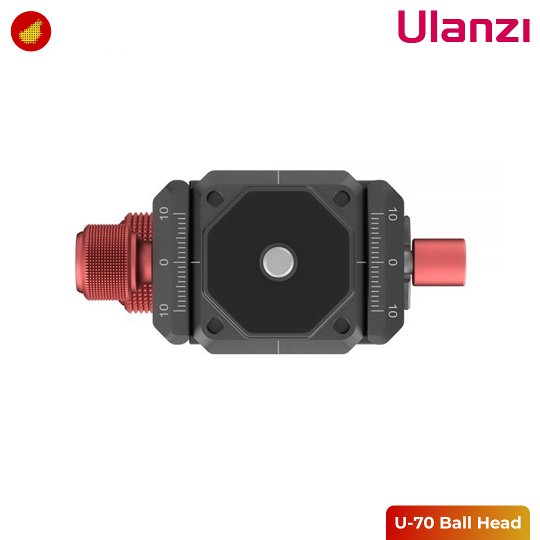 Ulanzi U-70 Creative Ball Head with Cold Shoe