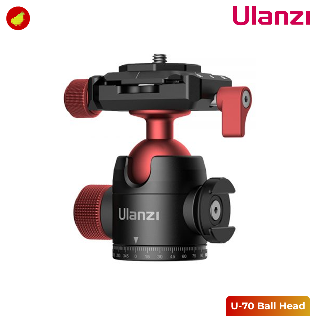 Ulanzi U-70 Creative Ball Head with Cold Shoe