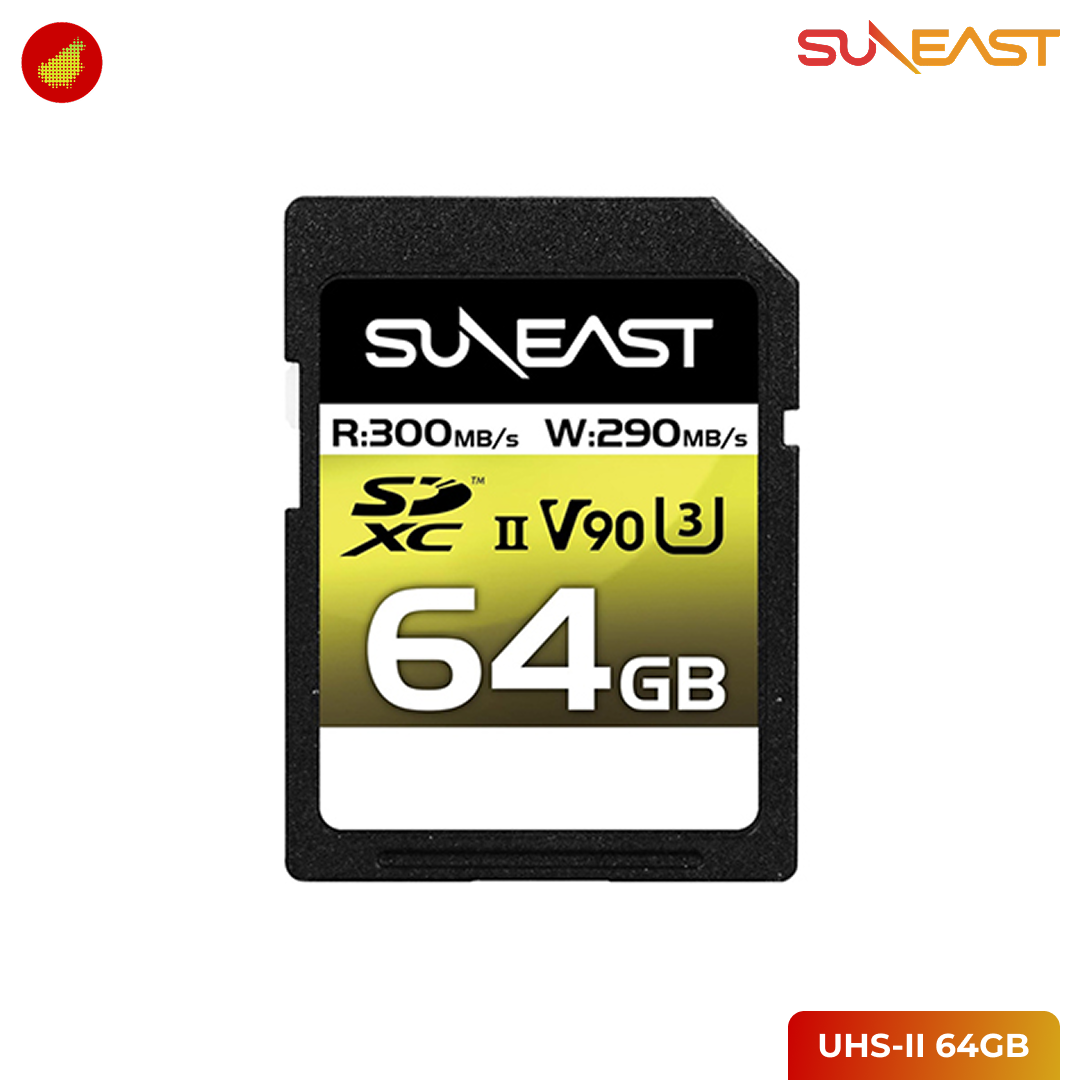 SunEast Ultimate PRO V90 Series SDXC UHS-II - 64 GB | 128 GB