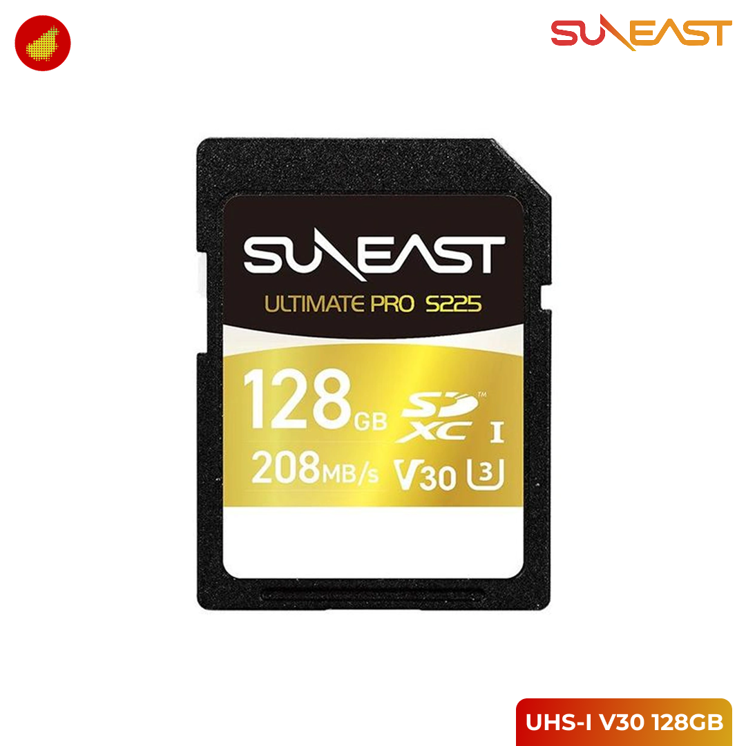 SunEast Ultimate PRO Gold Series SDXC UHS-I V30 - 128 GB | 256 GB