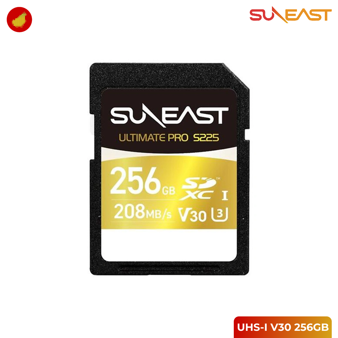 SunEast Ultimate PRO Gold Series SDXC UHS-I V30 - 128 GB | 256 GB