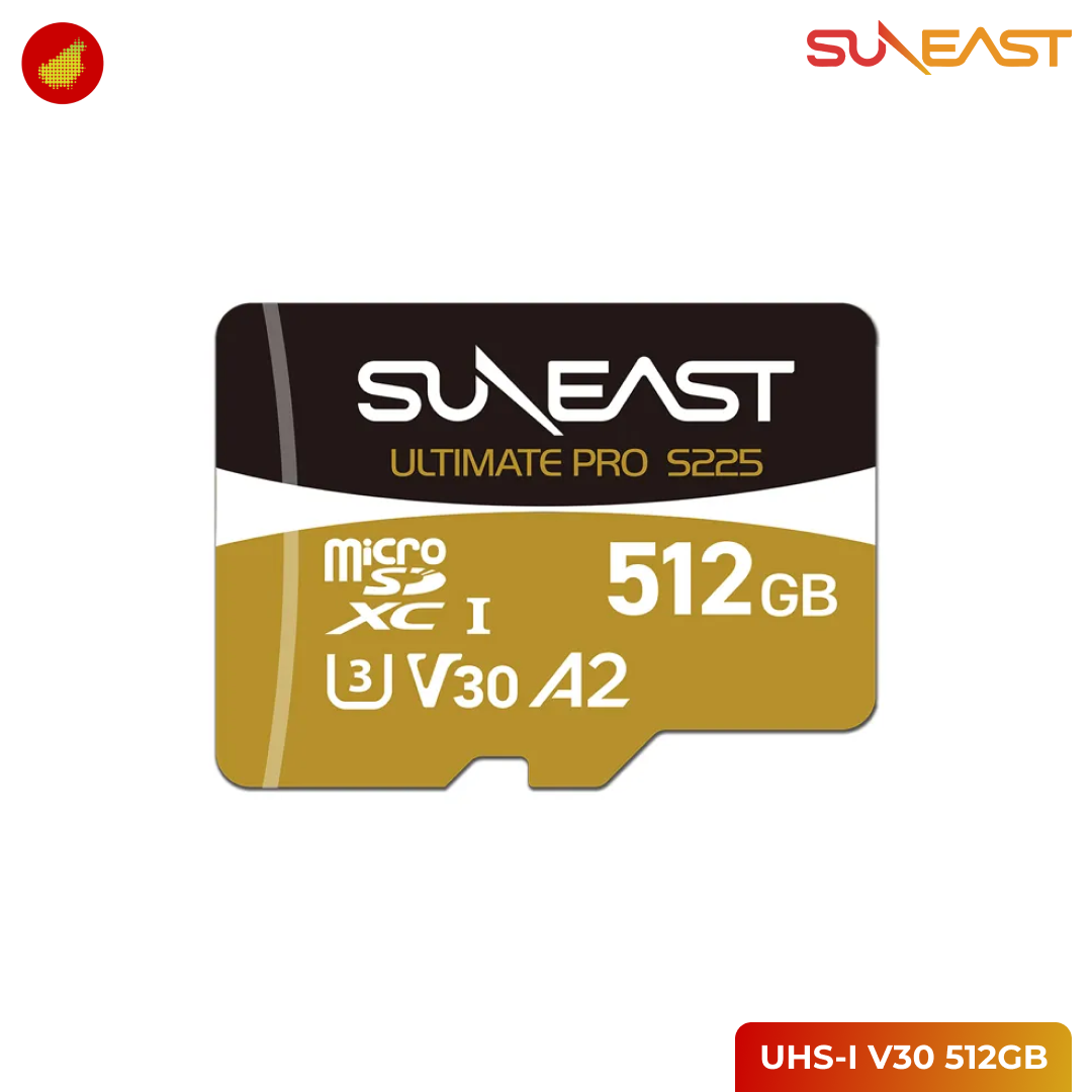 SunEast Ultimate PRO S225 Gold Series microSDXC UHS-I V30 - 64 GB | 128 GB
