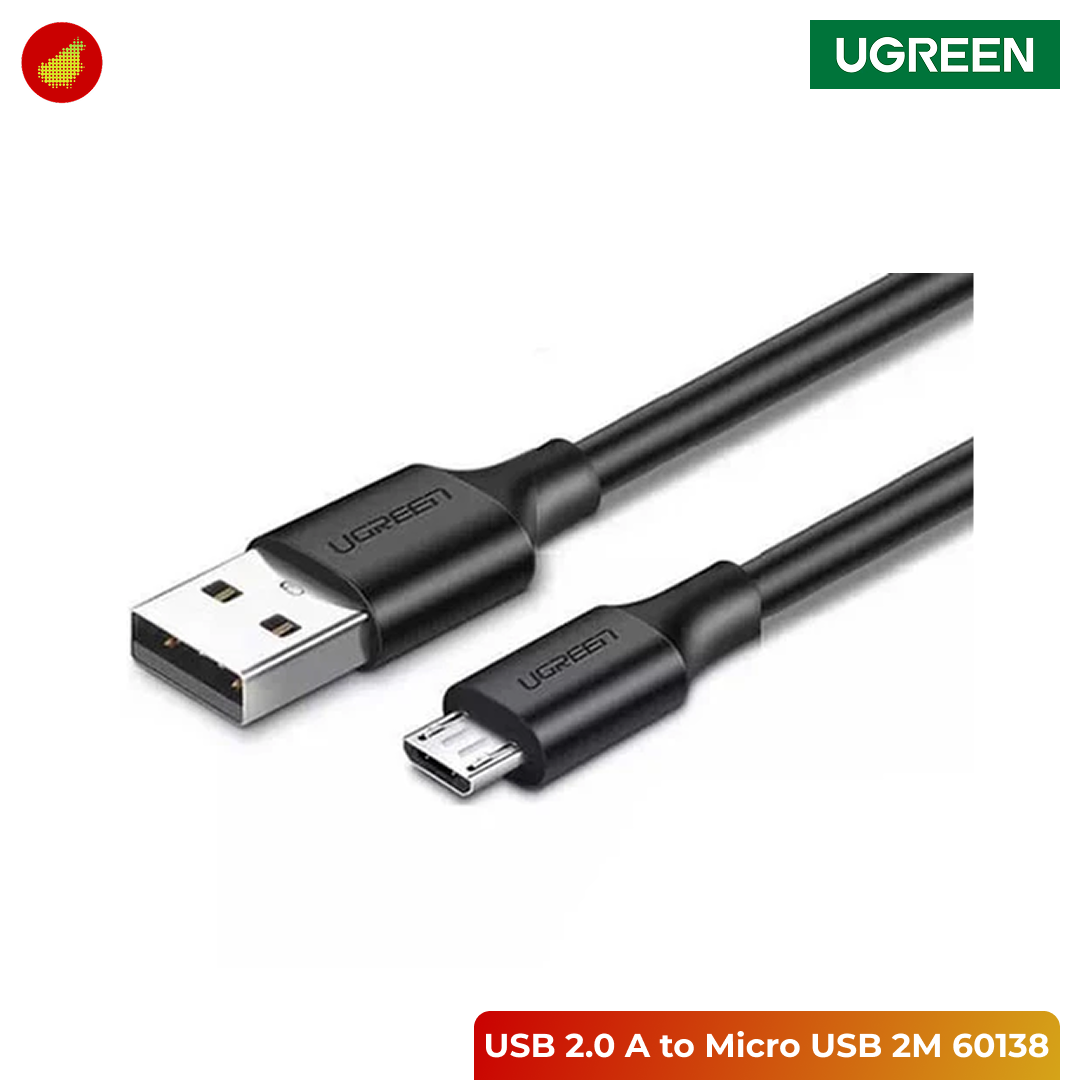 UGREEN USB 2.0 A to Micro USB Cable - 0.25 Meter 60134 | 2 Meter 60138