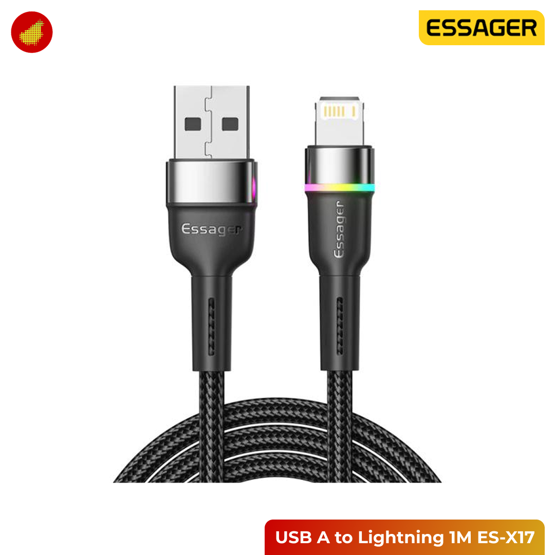 ESSAGER USB-A to Lightning Fast Charging 2.4A