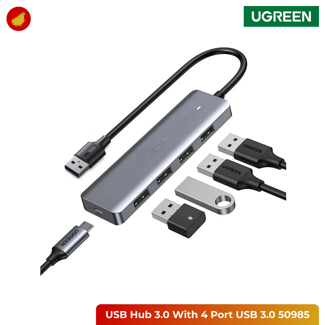 UGREEN USB Hub 3.0 With 4 Port USB 3.0