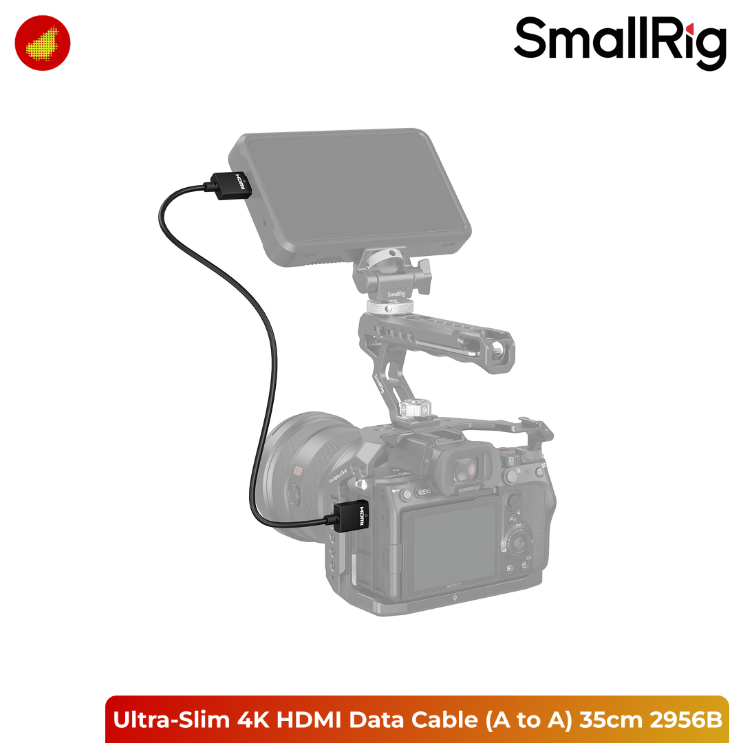 SmallRig Ultra-Slim 4K HDMI Data Cable (Full HDMI Type A to A) - 35cm 2956B | 55cm 2957B
