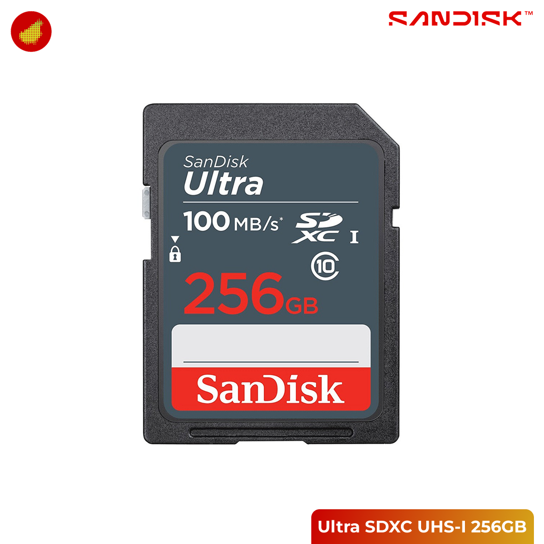 SanDisk Ultra SDXC UHS-I 100MB/s - 256 GB