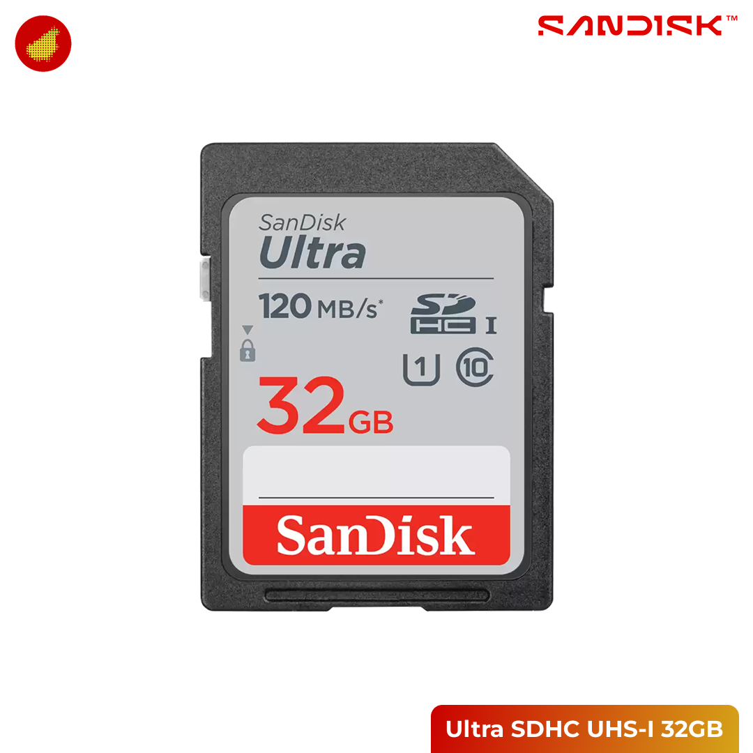 SanDisk Ultra SDHC UHS-I 120MB/s - 32 GB