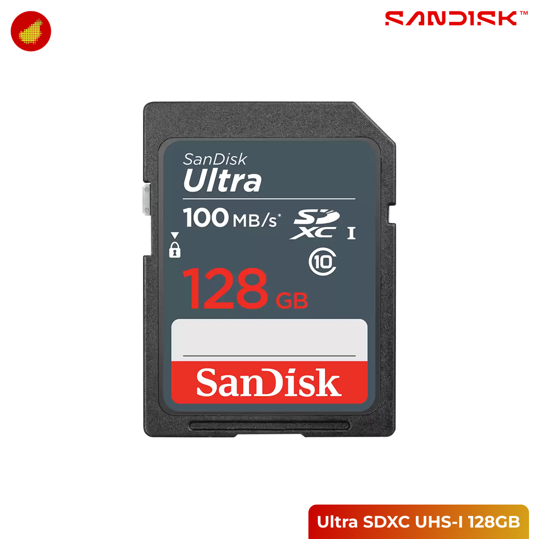 SanDisk Ultra SDXC/SDHC UHS-I 100MB/s - 16 GB | 128 GB | 256 GB