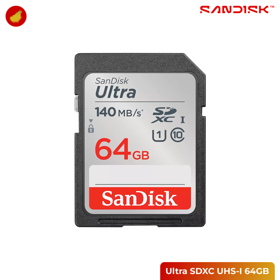 SanDisk Ultra SDXC UHS-I 140MB/s - 64 GB | 128 GB