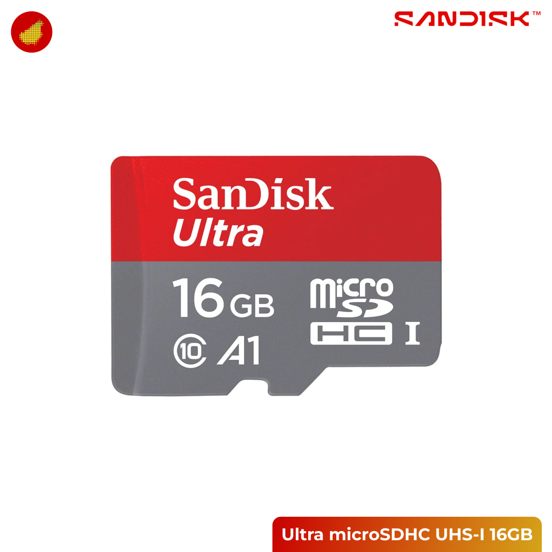SanDisk Ultra microSDHC UHS-I 98MB/s - 16 GB