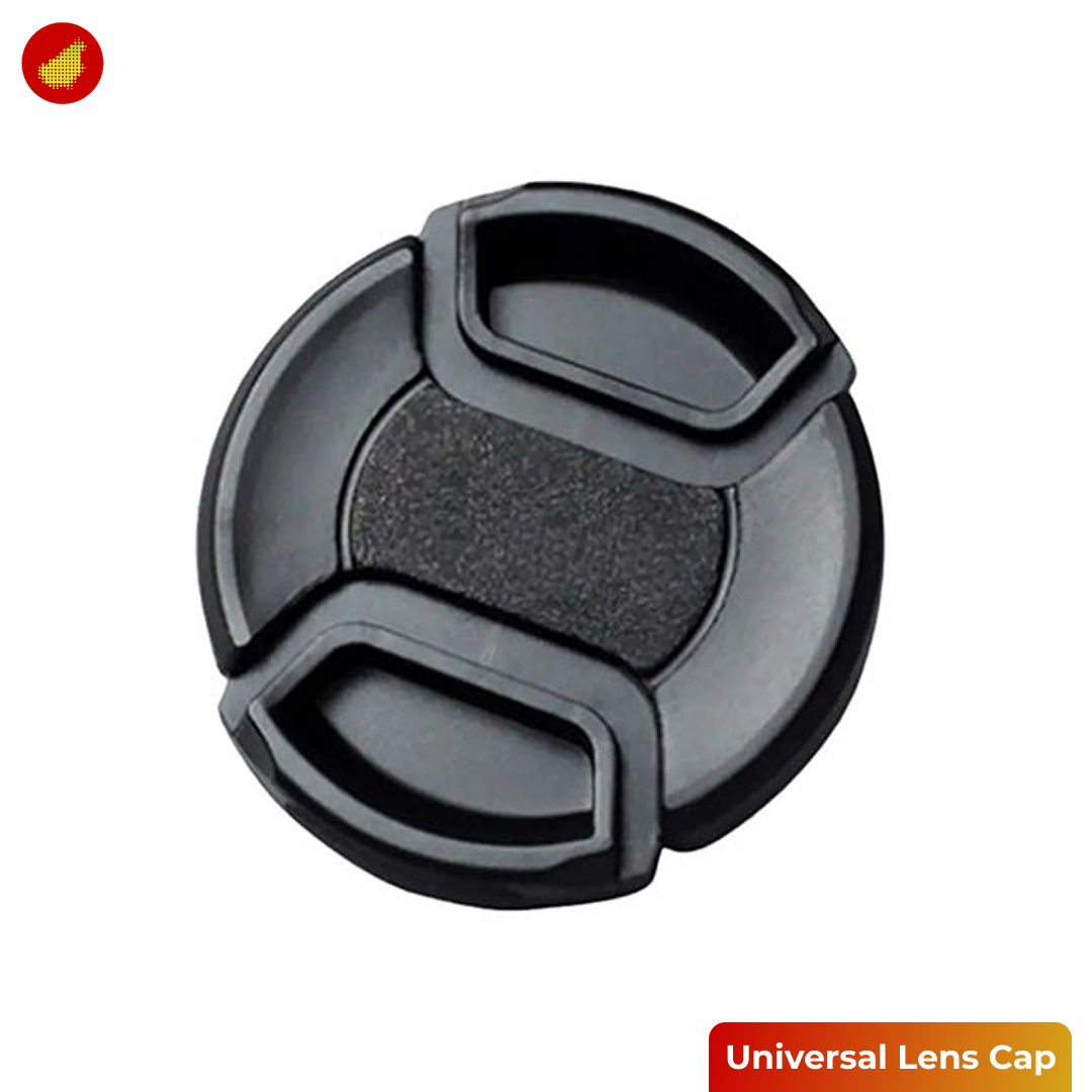Universal Lens Cap - 37 mm | 40.5 mm | 43 mm | 49 mm | 52 mm | 55 mm | 58 mm | 62 mm | 67 mm | 72 mm | 77 mm | 82 mm