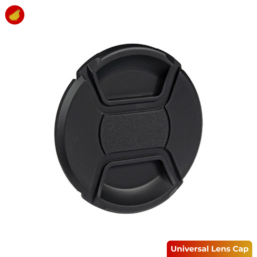 Universal Lens Cap - 37 mm | 40.5 mm | 43 mm | 49 mm | 52 mm | 55 mm | 58 mm | 62 mm | 67 mm | 72 mm | 77 mm | 82 mm