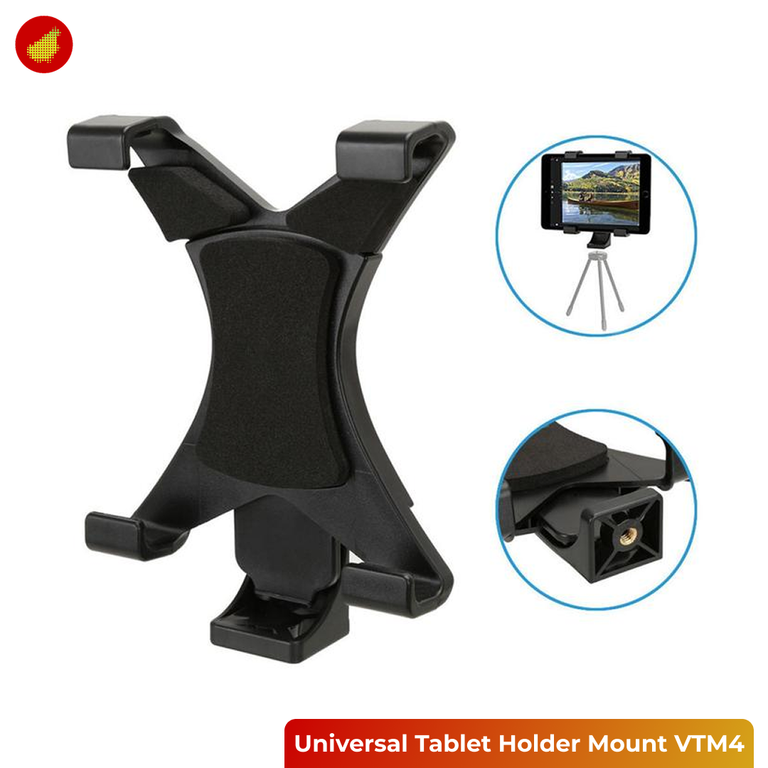 Universal Tablet Holder Mount 1/4 Screw Bracket Tripod - VTM4