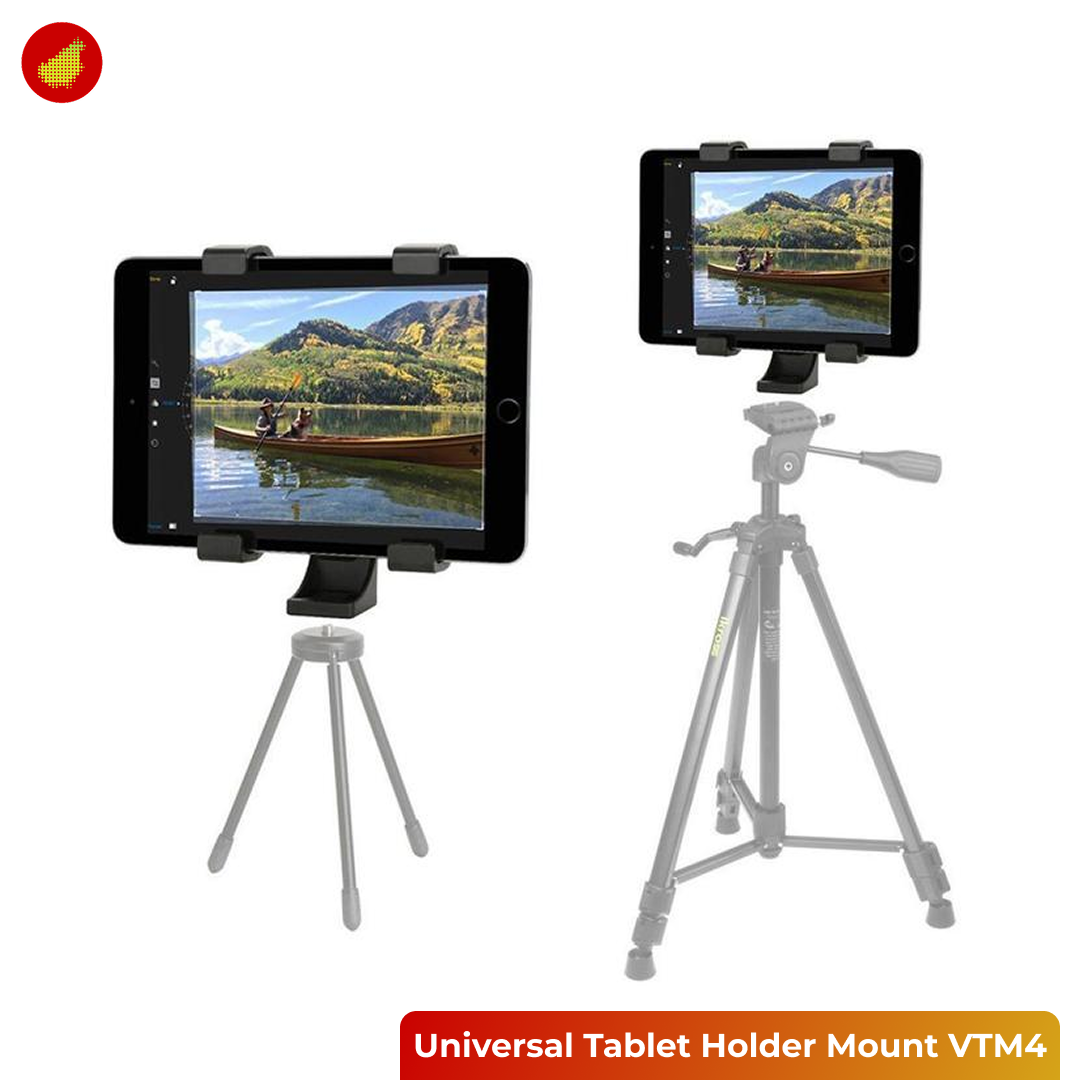 Universal Tablet Holder Mount 1/4 Screw Bracket Tripod - VTM4