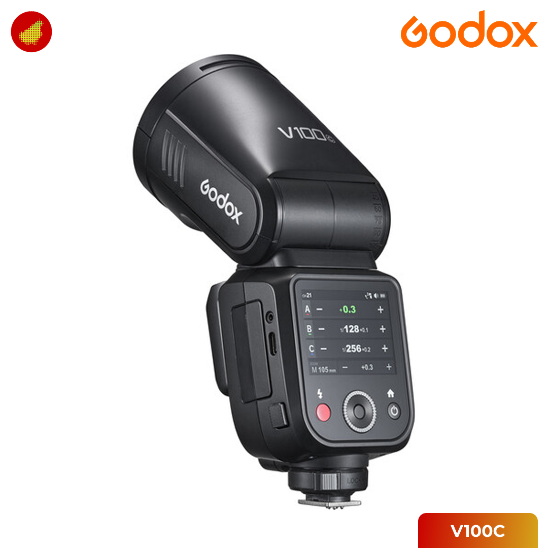 Godox V100 TTL Li-ion Round Head Flash for Canon / Nikon / Sony