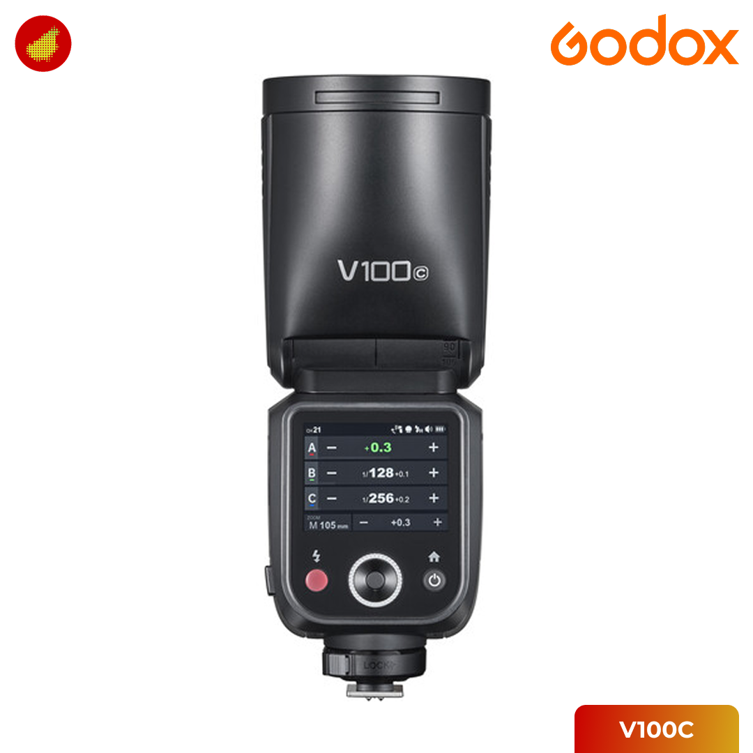 Godox V100 TTL Li-ion Round Head Flash for Canon / Nikon / Sony