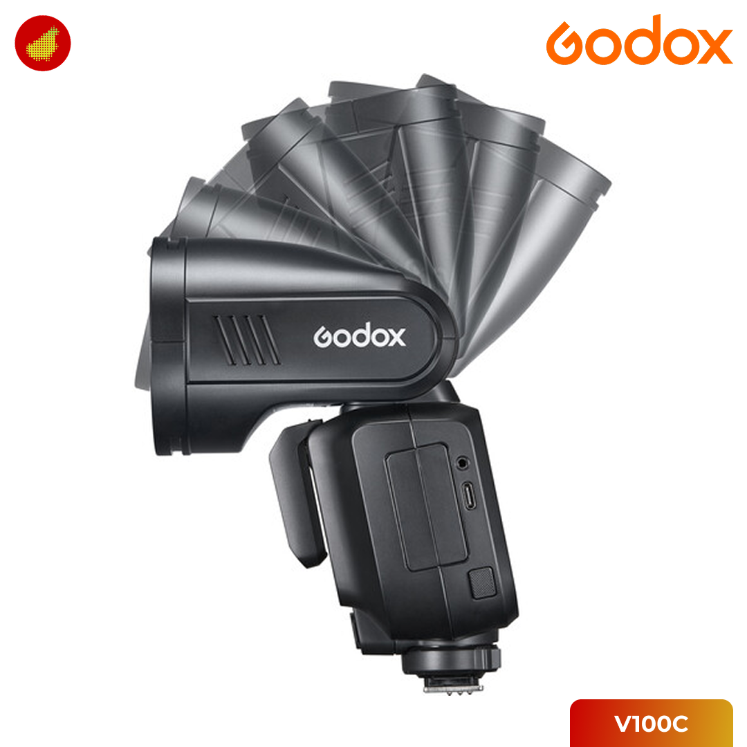 Godox V100 TTL Li-ion Round Head Flash for Canon / Nikon / Sony