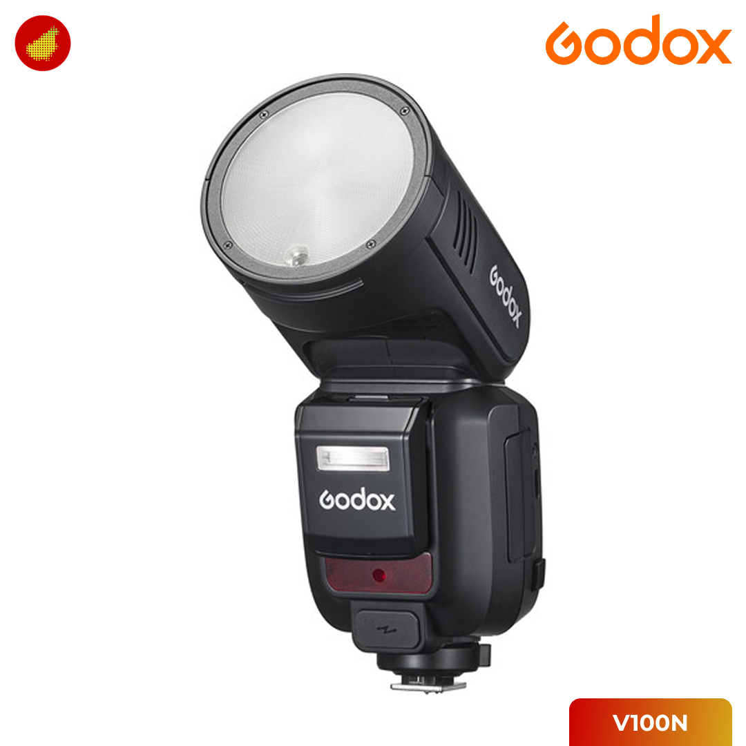 Godox V100 TTL Li-ion Round Head Flash for Canon / Nikon / Sony