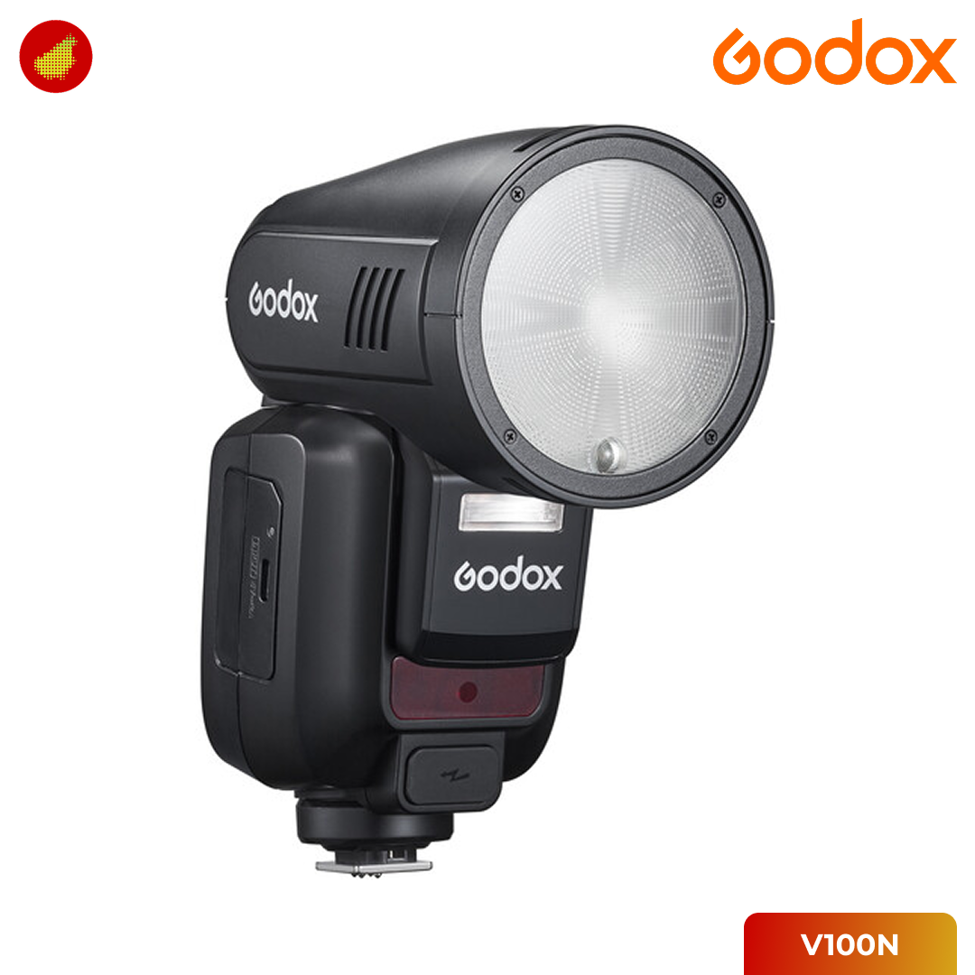 Godox V100 TTL Li-ion Round Head Flash for Canon / Nikon / Sony