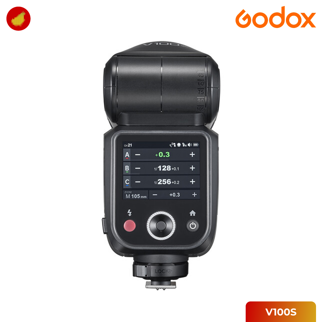 Godox V100 TTL Li-ion Round Head Flash for Canon / Nikon / Sony