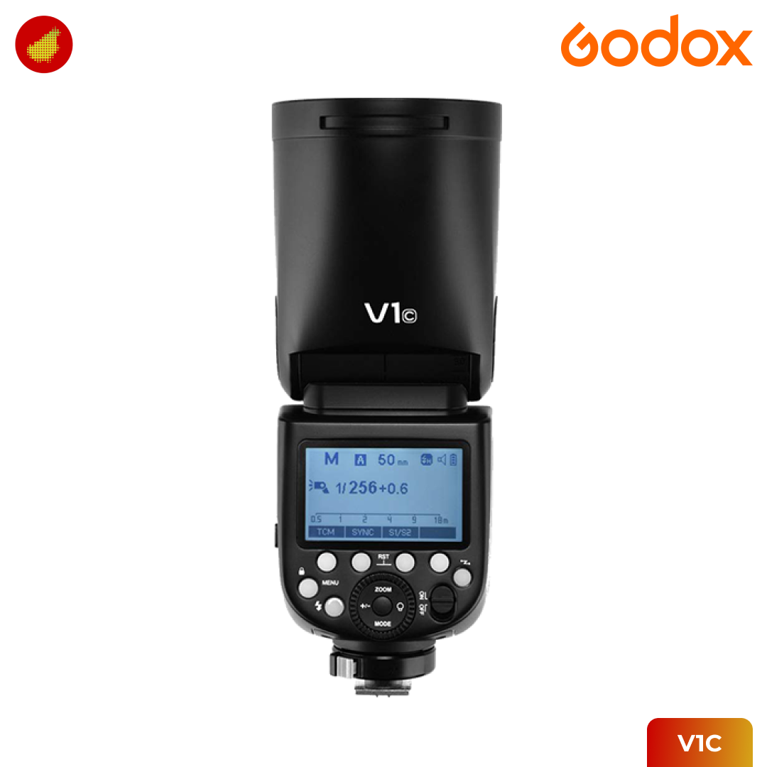 Godox V1 Li-ion Round Head Camera Flash for Canon / Nikon / Sony