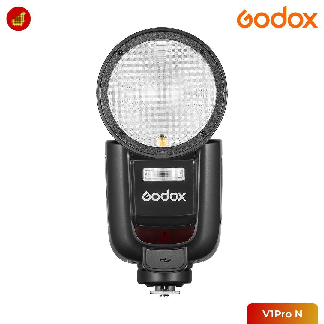 Godox V1 Pro TTL Li-ion Round Head Camera Flash for Canon / Nikon / Sony