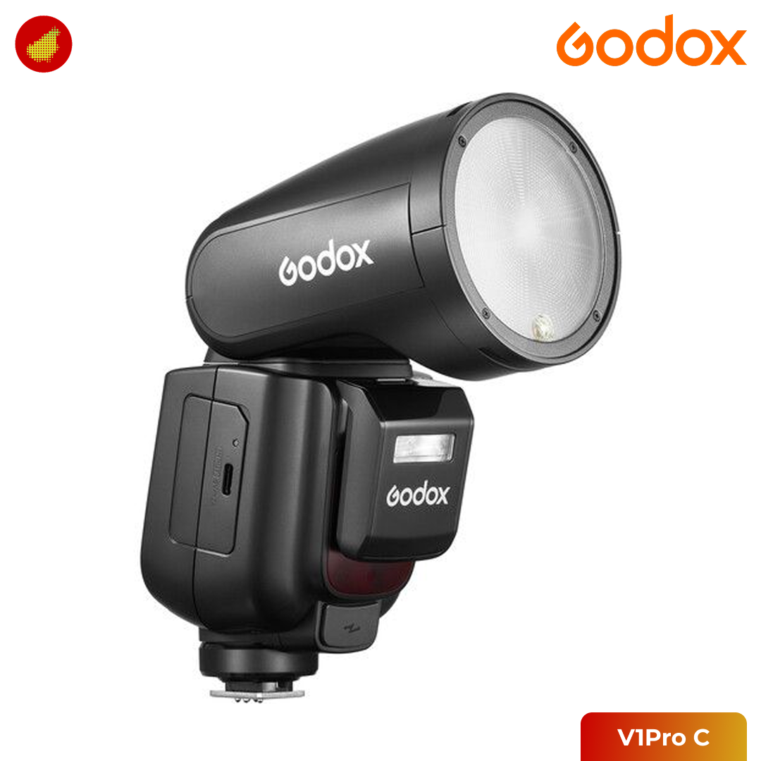 Godox V1 Pro TTL Li-ion Round Head Camera Flash for Canon / Nikon / Sony