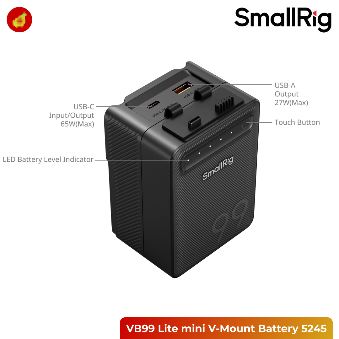 SmallRig VB99 Lite mini V-Mount Battery