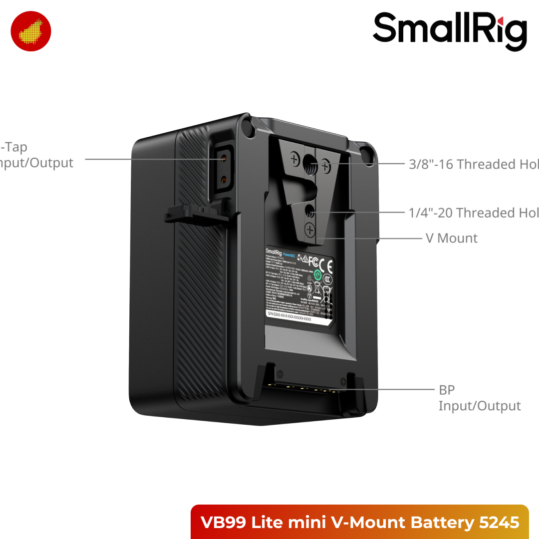 SmallRig VB99 Lite mini V-Mount Battery