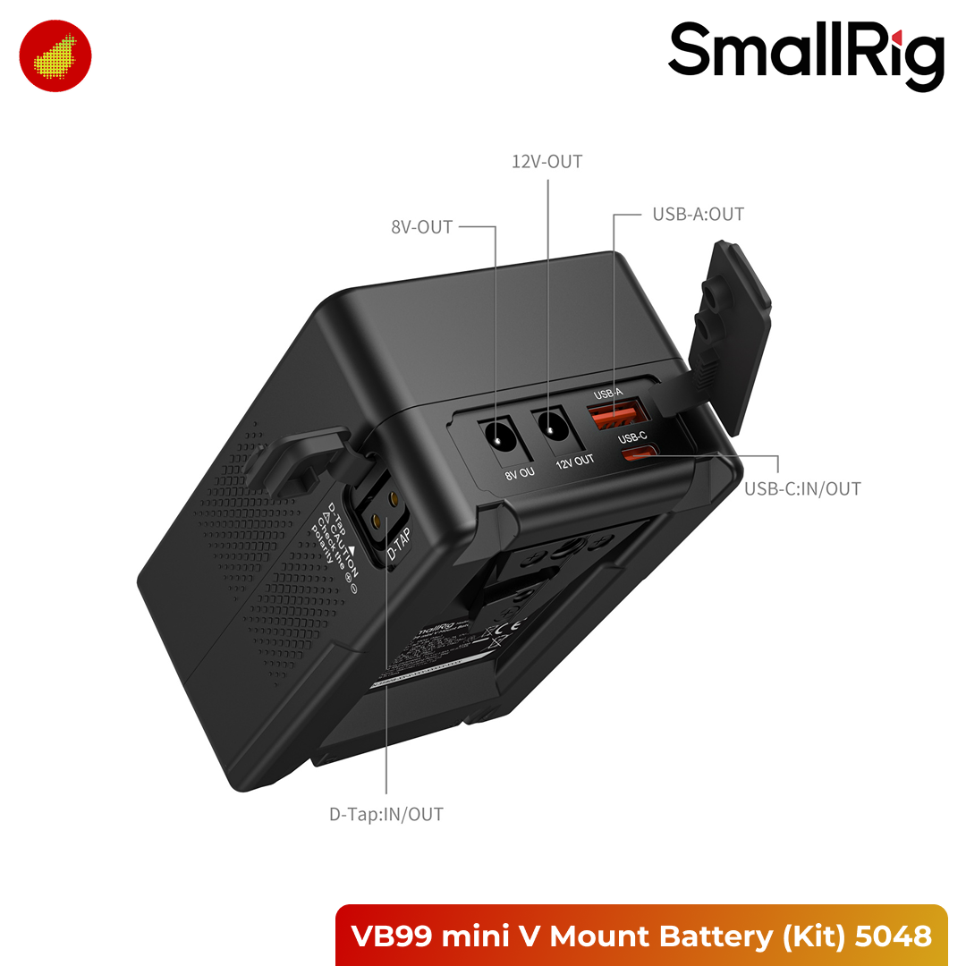 SmallRig VB99 mini V Mount Battery (Kit)