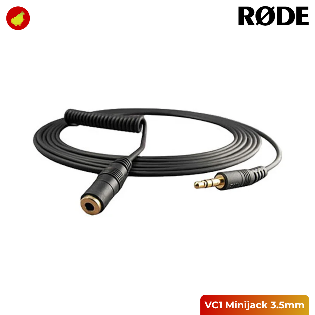 RODE VC1 Minijack 3.5mm Stereo Extension Cable