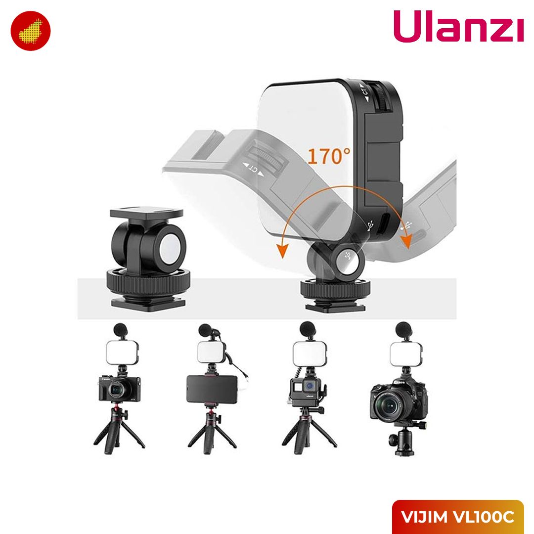 Ulanzi VIJIM VL-100C Vari-Color Temperature LED Video Light
