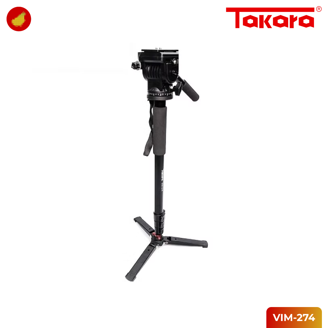 Takara VIM-274 Fluid Head Video Monopod