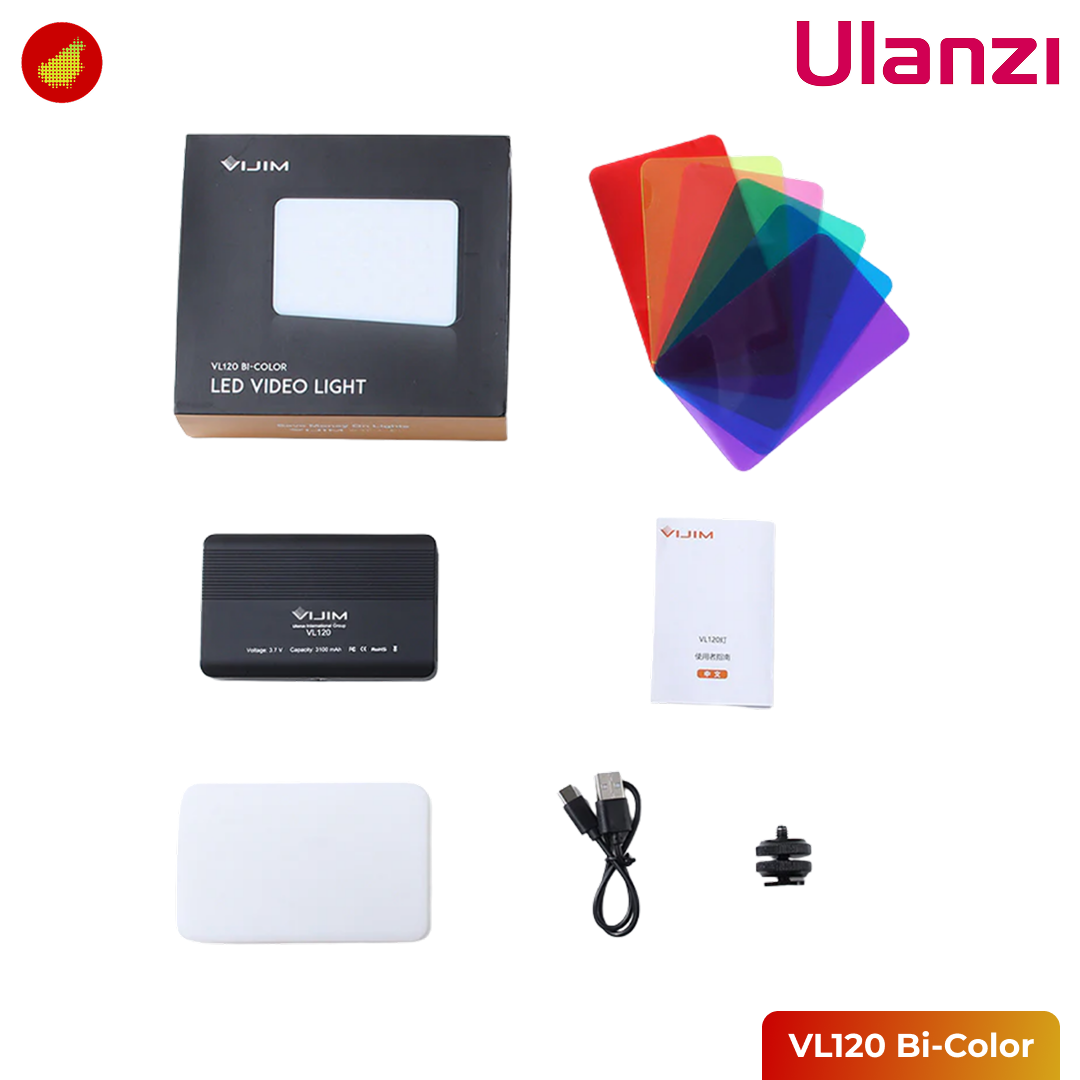 Ulanzi VL120 RGB/Bi-Color LED Video Light