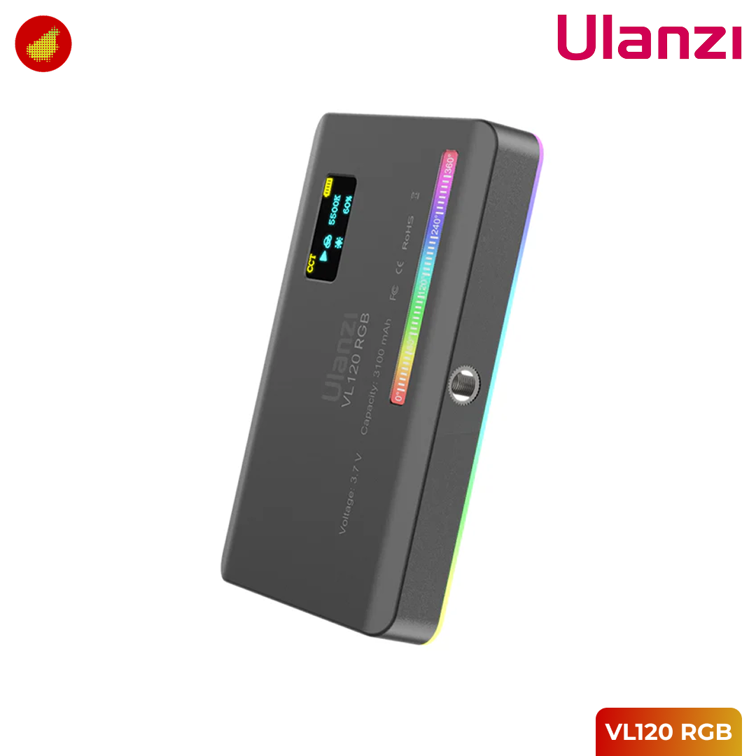 Ulanzi VL120 RGB/Bi-Color LED Video Light