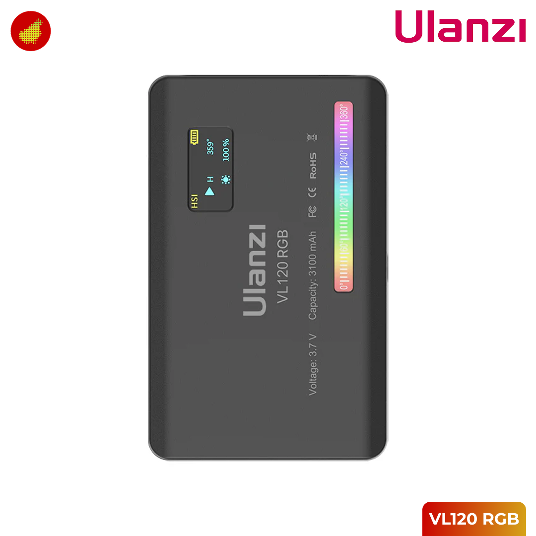 Ulanzi VL120 RGB/Bi-Color LED Video Light