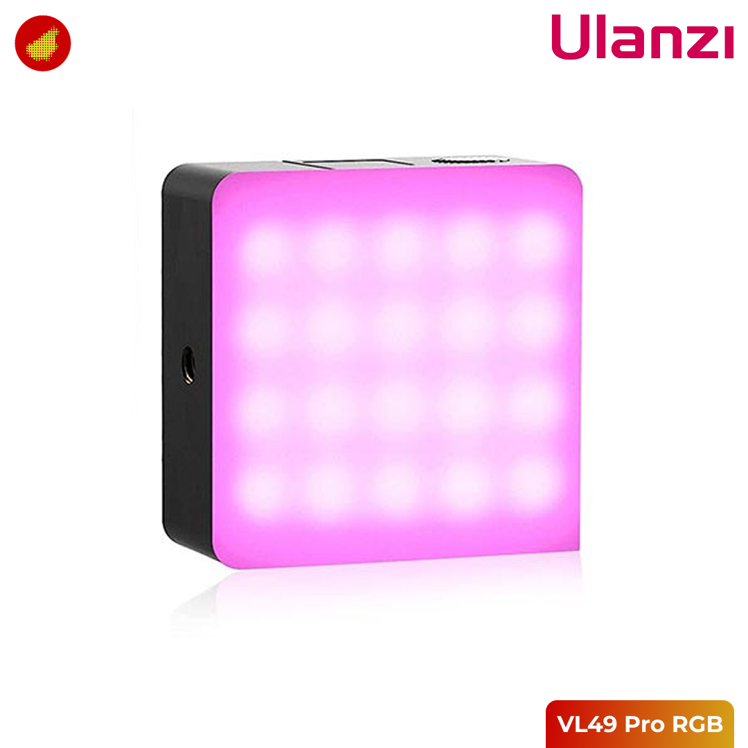 Ulanzi VL49 Pro Rechargeable Mini RGB Light - B01001