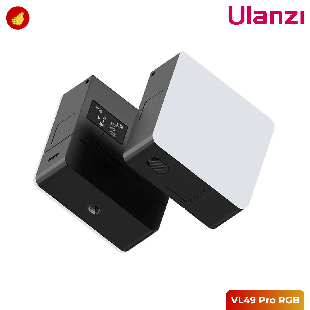 Ulanzi VL49 Pro Rechargeable Mini RGB Light - B01001
