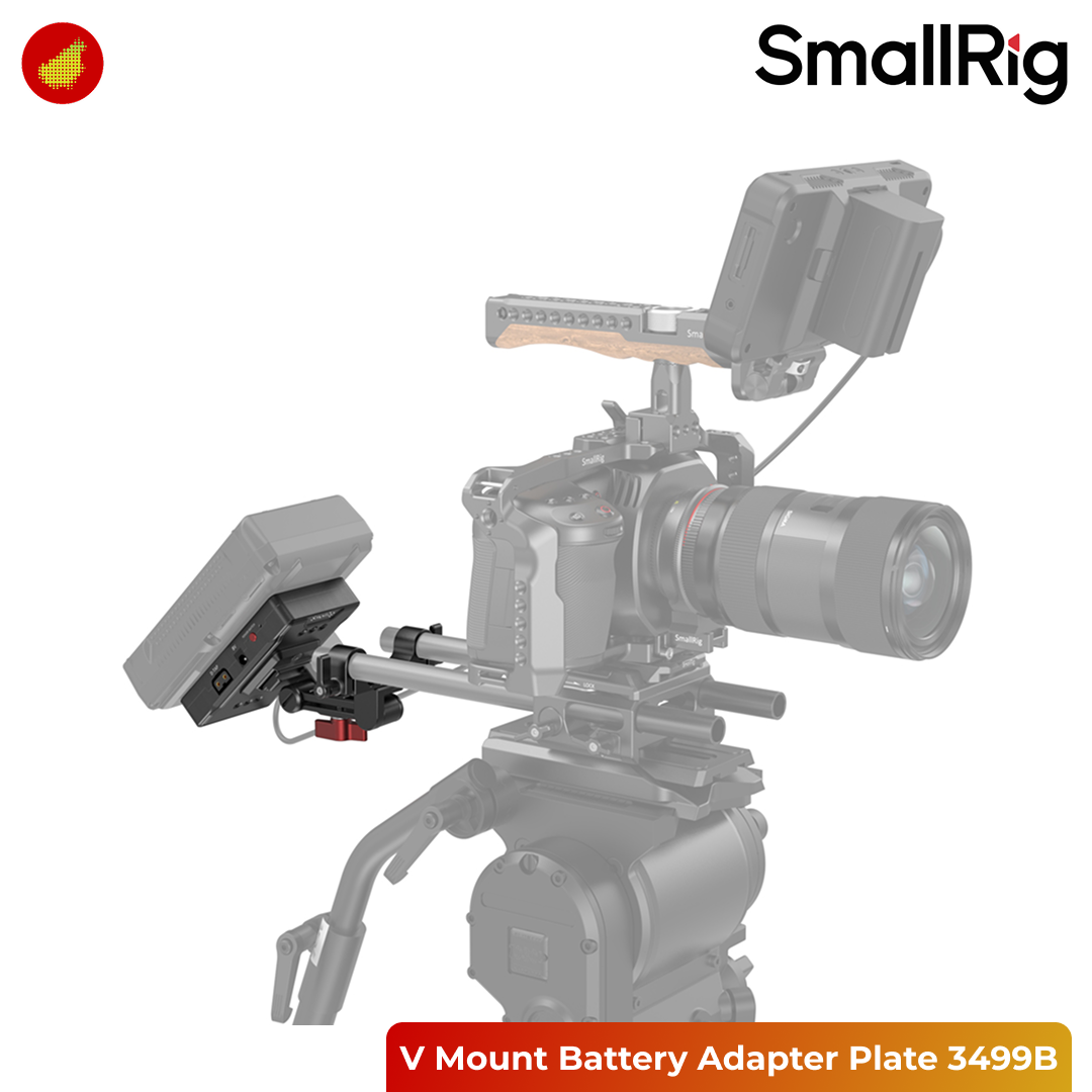 SmallRig V Mount Battery Adapter Plate (Basic Version) with Extension Arm