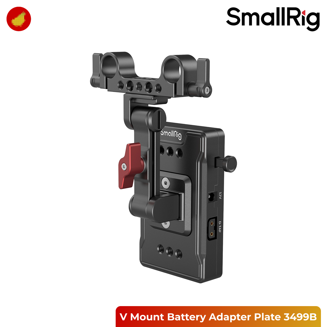 SmallRig V Mount Battery Adapter Plate (Basic Version) with Extension Arm