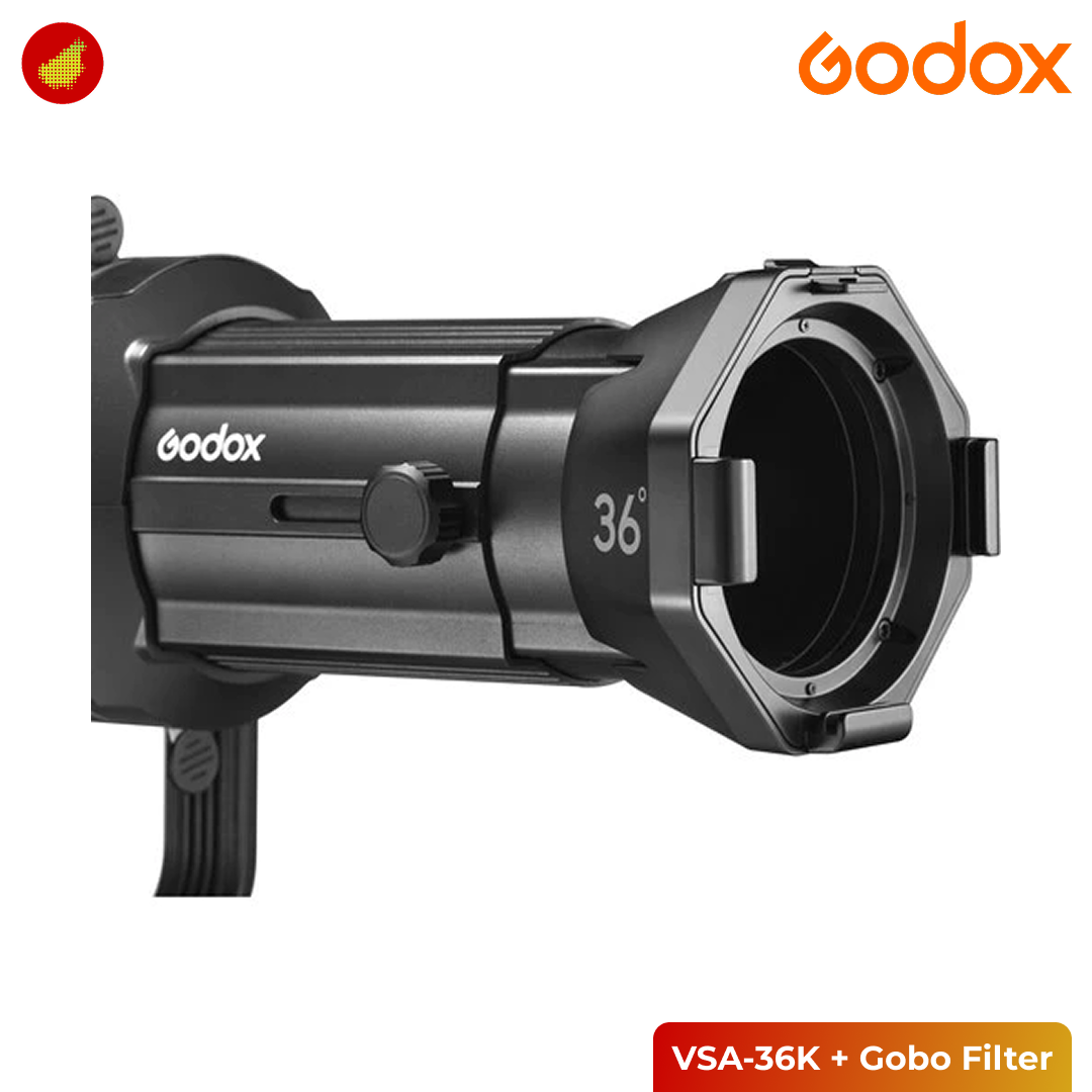 Godox VSA-36K with Gobo Filter