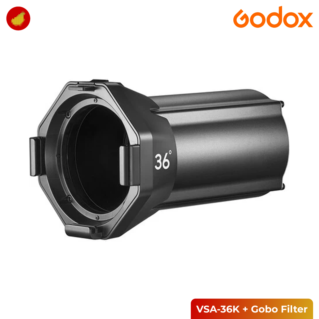 Godox VSA-36K with Gobo Filter