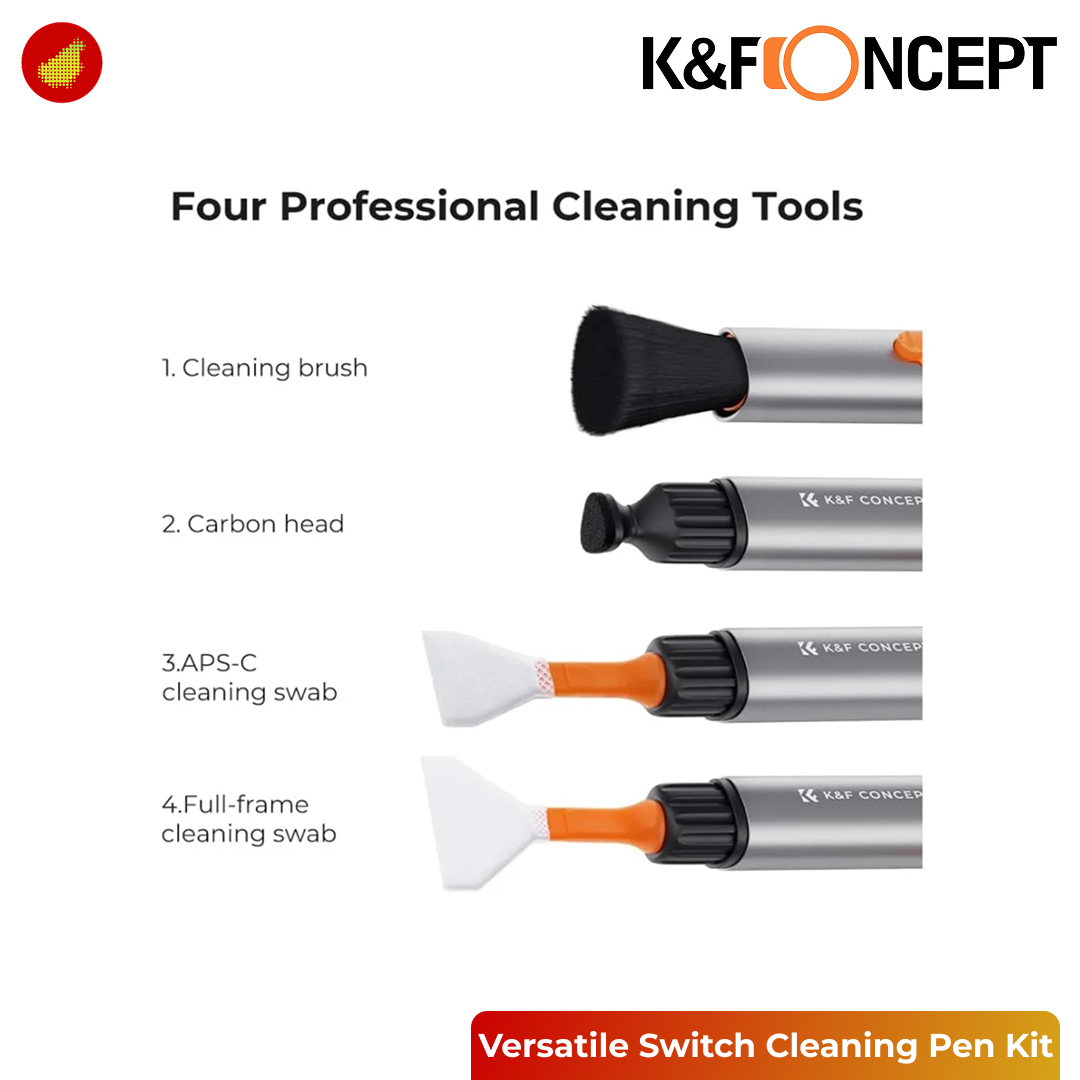 K&F Concept Versatile Switch Cleaning Pen Kit - 1900