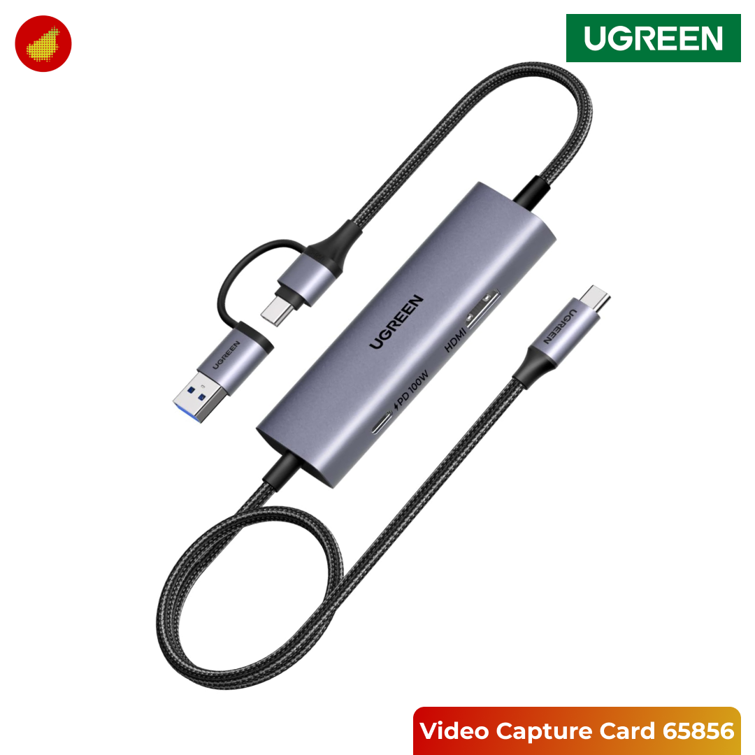 UGREEN Video Capture Card USB Type C with PD 100W - 65856