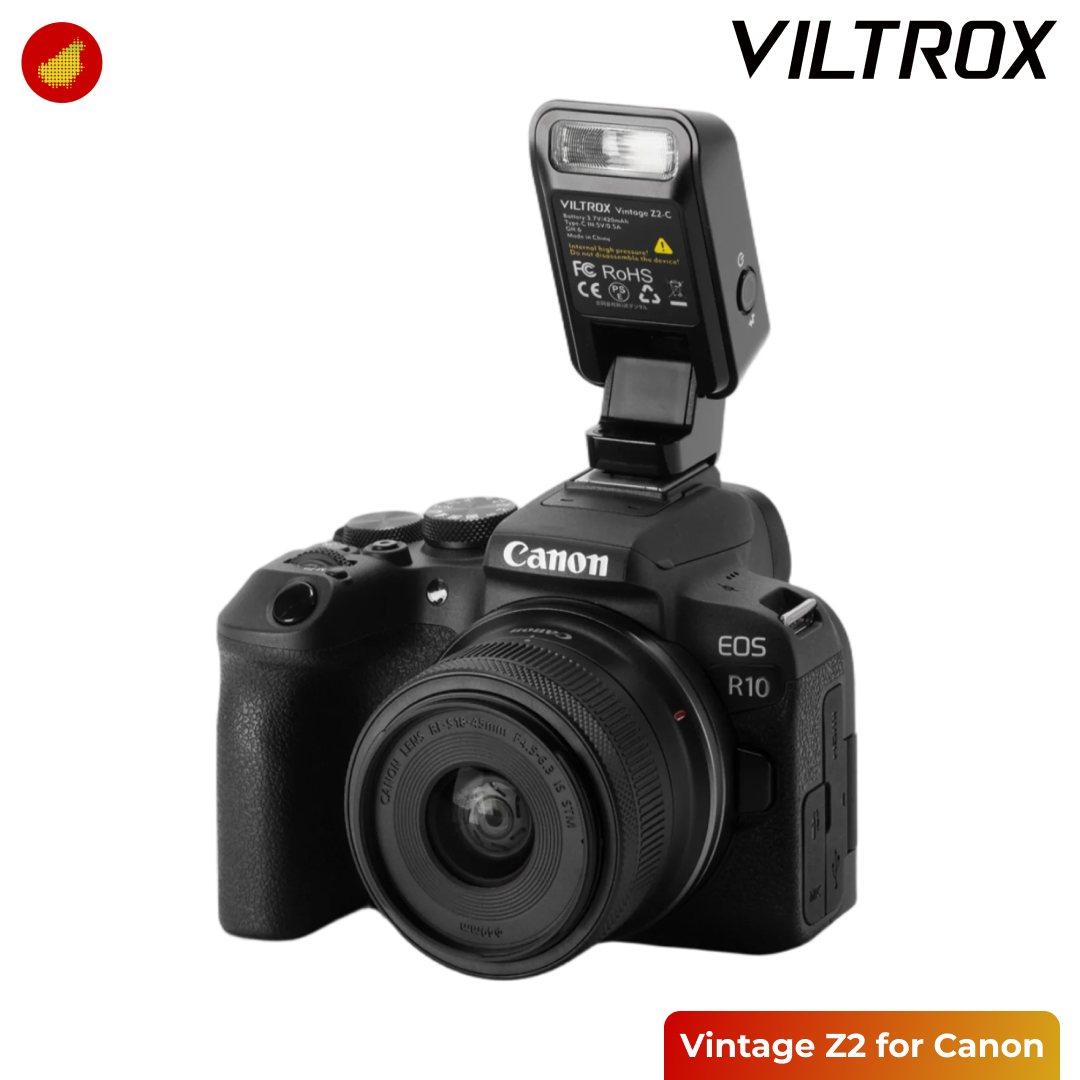 Viltrox Vintage Z2 Mini TTL On-Camera Flash for Sony / Canon / Fujifilm
