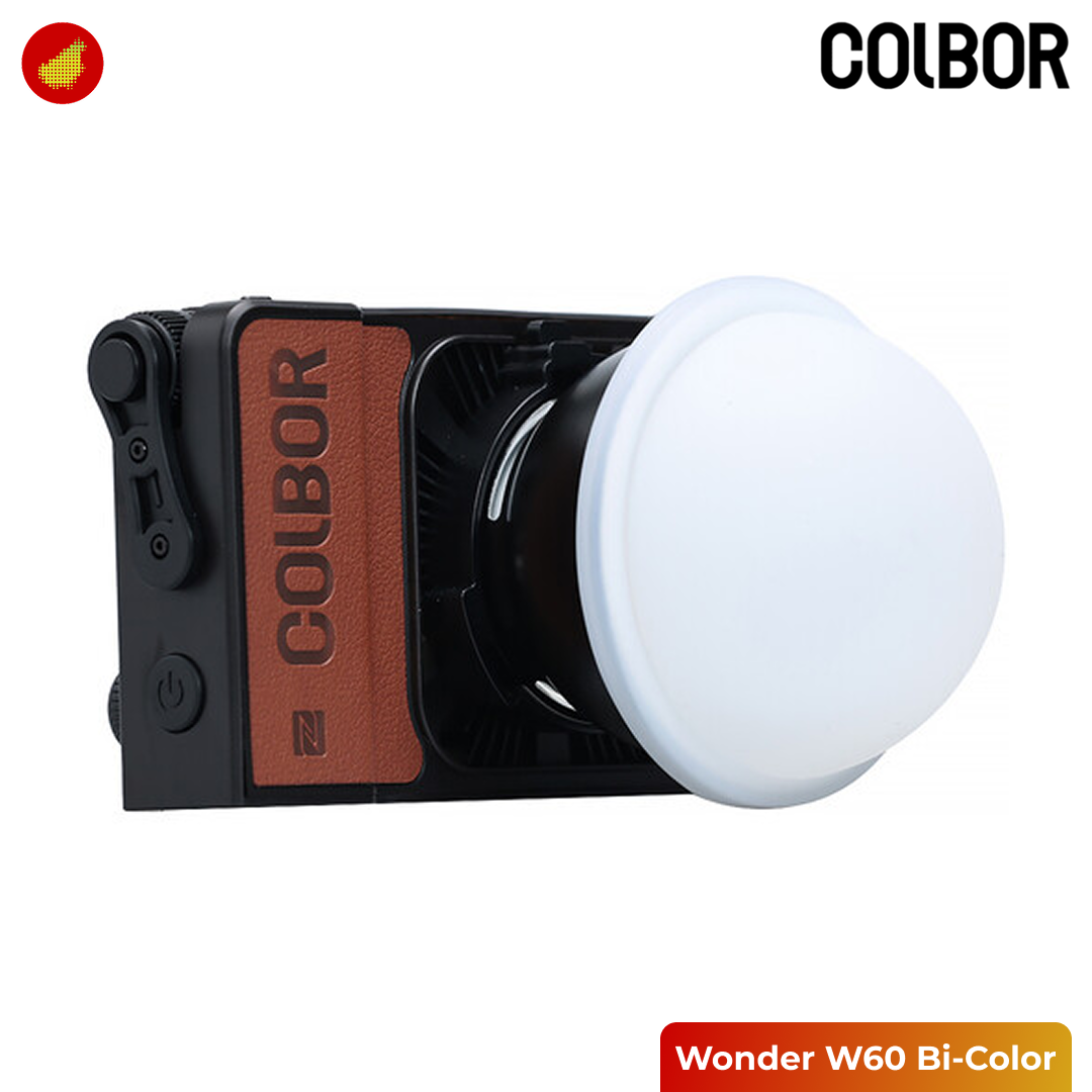 COLBOR Wonder W60 Series Kit Portable Bi-Color \  RGB LED Video Light