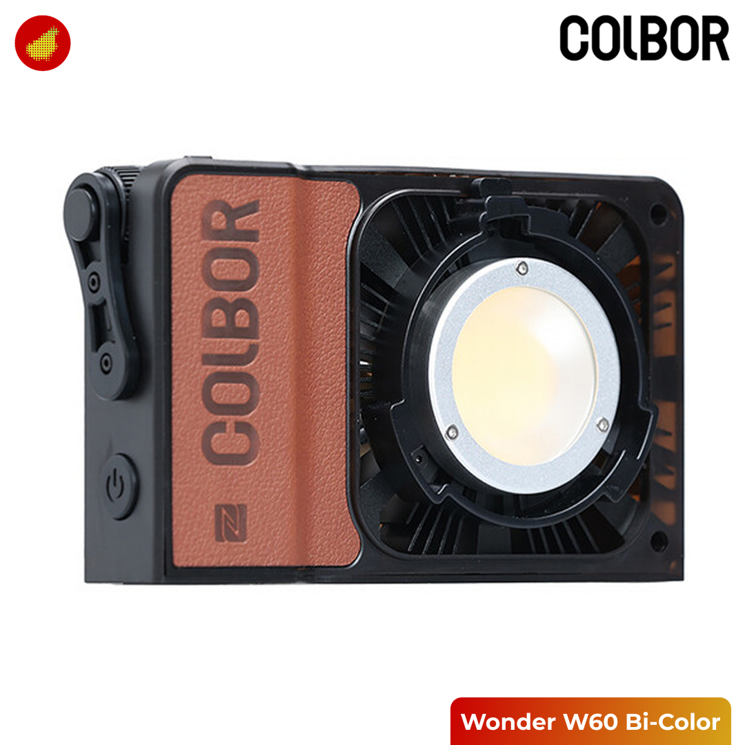 COLBOR Wonder W60 Series Kit Portable Bi-Color \  RGB LED Video Light