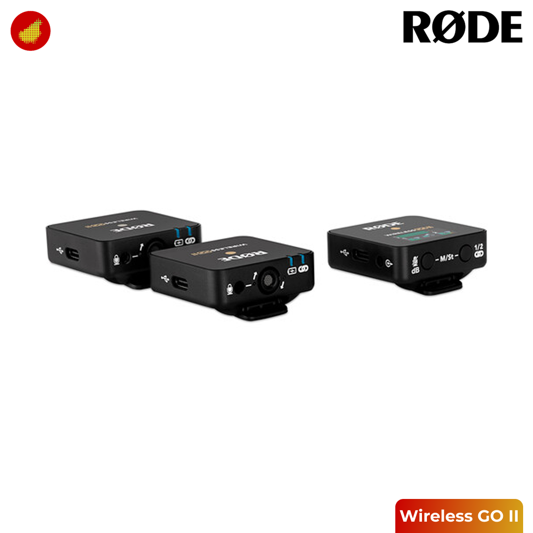 Wireless Go2 Mics Rode RODE Wireless GO II Wireless Microphone