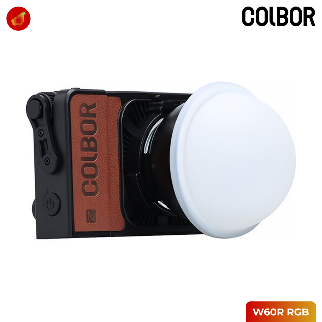 COLBOR W60 Portable Bi-Color / RGB LED Video Light